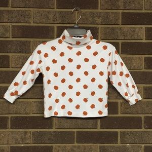 Hartstrings Boutique Autumn pumpkin turtleneck